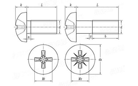 十字盤(pán)頭螺釘大頭和小頭區(qū)別在哪？
